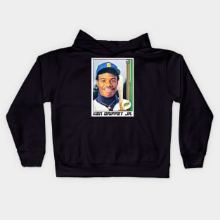 Ken Griffey Jr Rookie Card Kids Hoodie